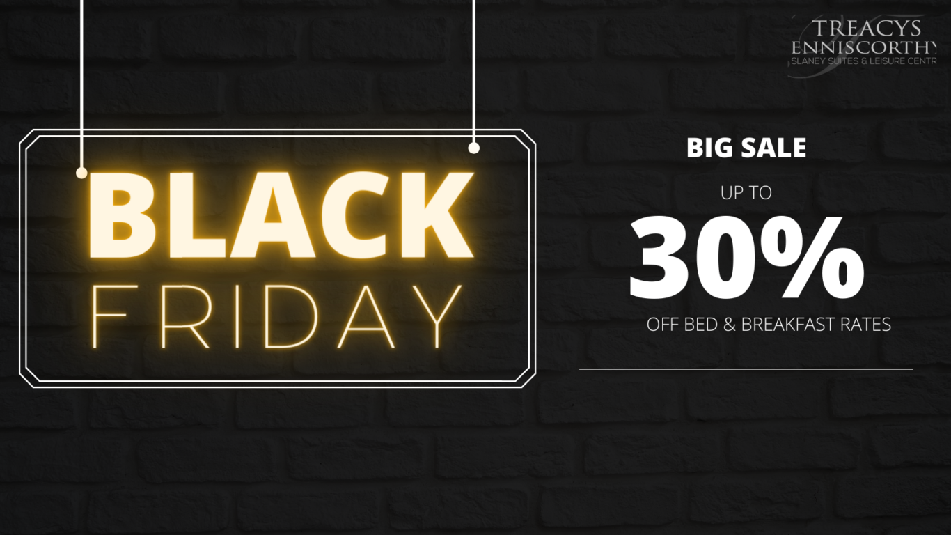 Black Friday website slide